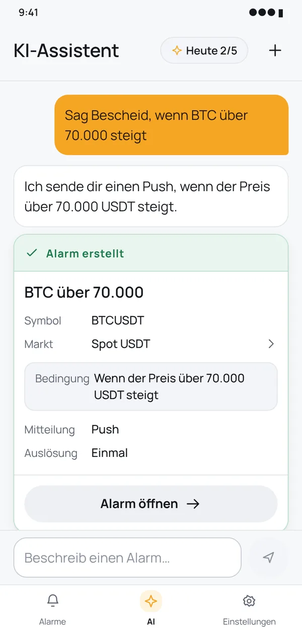 Tippen oder sprechen – der Assistent richtet es ein