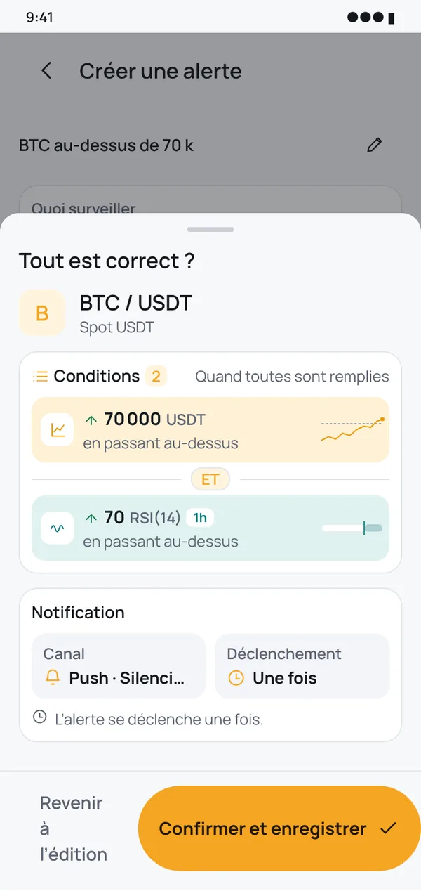 Combinez les conditions avec ET / OU
