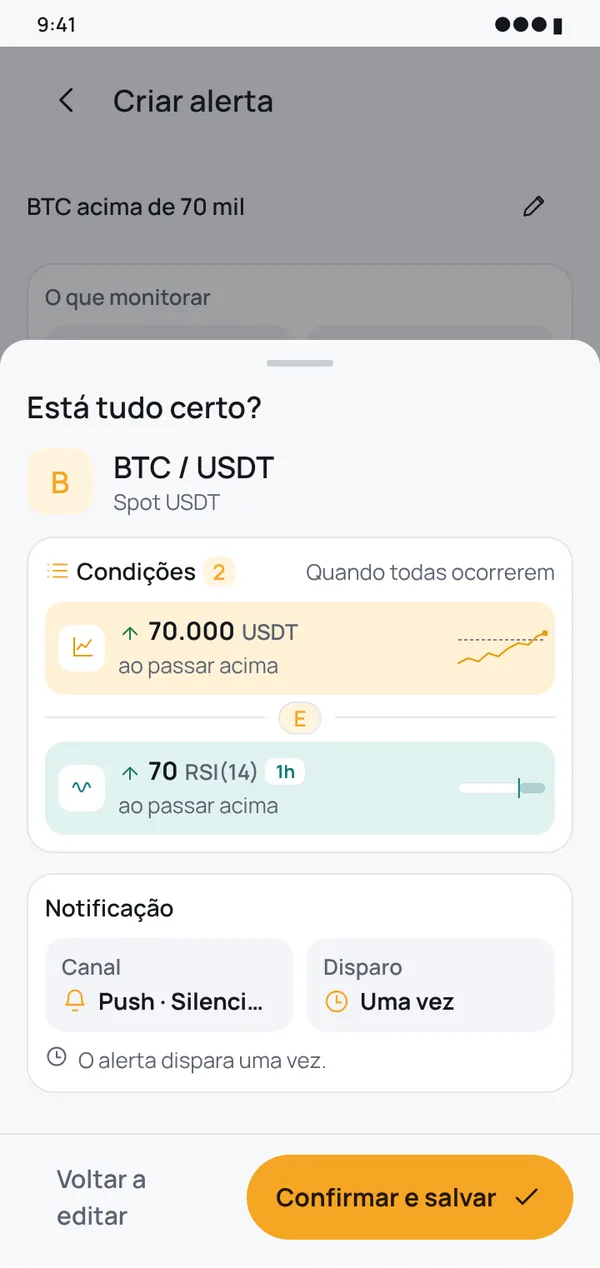 Combine condições com E / OU