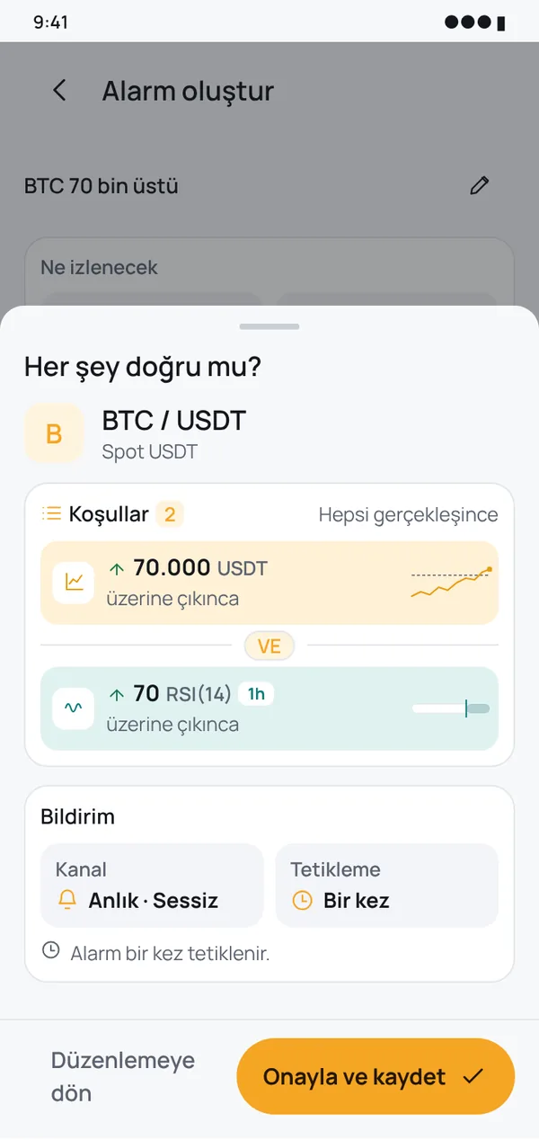 Koşulları VE / VEYA ile birleştir